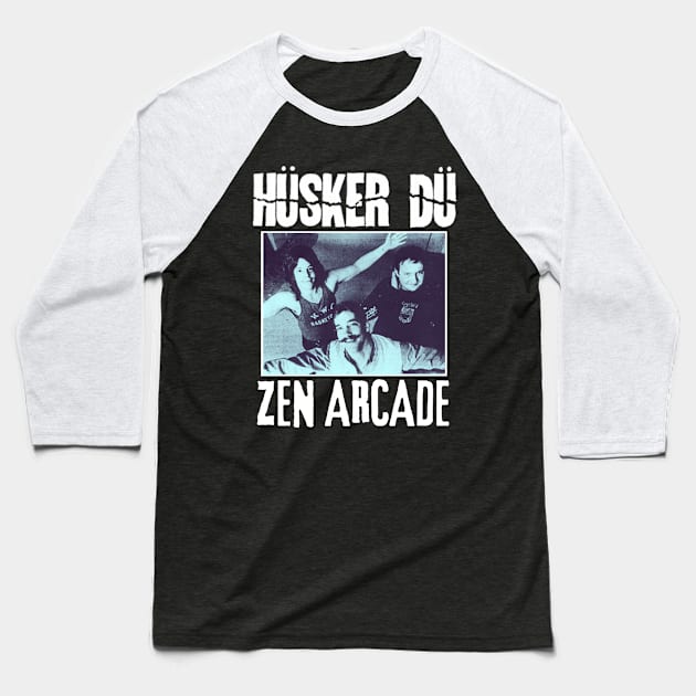 Husker Vintage 1979 // Zen Arcade Original Fan Design Artwork Baseball T-Shirt by A Design for Life